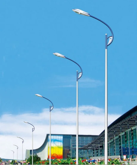 Aluminium/Edelstahl/verzinkter 10 m 12 m Solar-Straßenlaternenmast