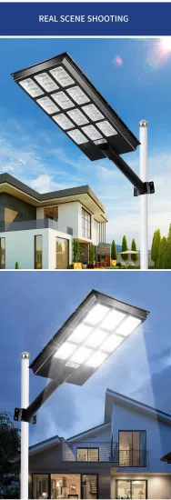 Zhongshan Lighting IP65 wasserdicht 20 W 30 W 60 W 90 W 150 W 400 W Outdoor All-in-One integrierte LED-Solar-Straßenlaternen für kleine Stadtstraßenlampen